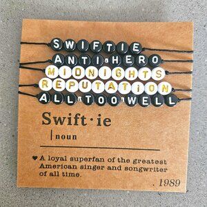 Taylor Swift Anti-Hero Friendship Bracelet Set of 5